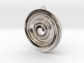 InFin Nautilus: Pendant - Large in Platinum