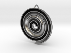 InFin Nautilus: Pendant - Large in Natural Silver