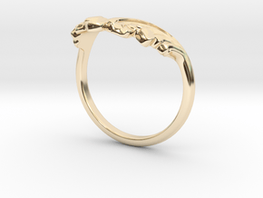 Willow Crown Contour Ring in 14K Yellow Gold: 4.5 / 47.75
