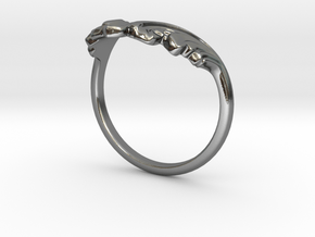 Willow Crown Contour Ring in Polished Silver: 5 / 49