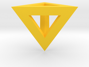 gmtrx v1 lawal skeletal tetrahedron in Yellow Processed Versatile Plastic