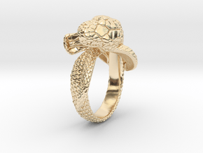 Snake Ring in 14K Yellow Gold: 6 / 51.5
