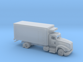 1/160 Peterbilt Refrigerated Delivery Truck Kit in Tan Fine Detail Plastic