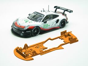 PSCA02201 chassis for Carrera Porsche 911 RSR GT3 in White Natural Versatile Plastic