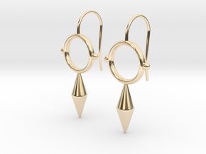 mini icons in 14k Gold Plated Brass