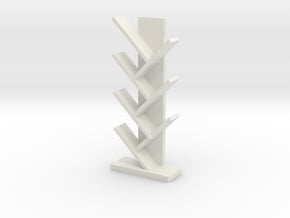 Modern Miniature 1:24 Rack in White Natural Versatile Plastic: 1:24