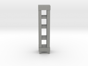 Modern Miniature 1:24 Rack in Gray PA12: 1:24