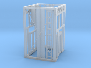 Aufzug Ein- Ausstieg offene Stahlkonstruktion beid in Smooth Fine Detail Plastic