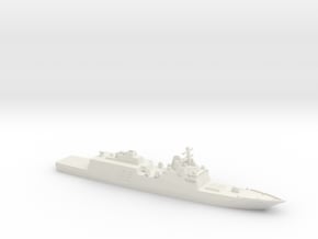 1/500 Scale US Navy New Frigate in White Natural Versatile Plastic