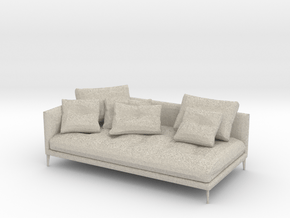 Miniature 1:24 Sofa  in Natural Sandstone: 1:24