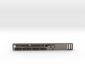 If it itches… Scratch IT!™© Lottery Scratcher Tool in Polished Bronzed-Silver Steel