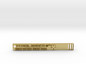 If it itches… Scratch IT!™© Lottery Scratcher Tool in Natural Brass