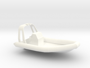 RHIB with beam (1:50) in White Processed Versatile Plastic