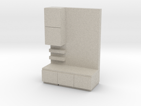 Modern Miniature 1:48 Hallway Furniture in Natural Sandstone: 1:48 - O