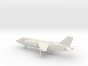 VFW-Fokker VAK 191B in White Natural Versatile Plastic: 1:87 - HO
