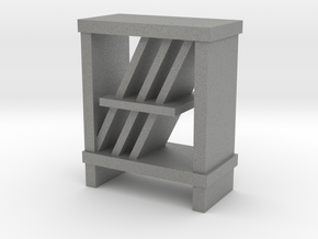 Modern Miniature 1:24 Rack/Sideboard in Gray PA12: 1:24