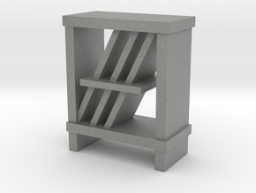 Modern Miniature 1:48 Rack/Sideboard in Gray PA12: 1:48 - O