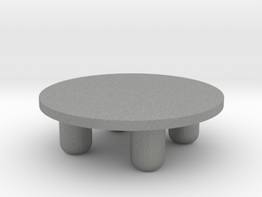 Modern Miniature 1:12 Coffee Table in Gray PA12: 1:12