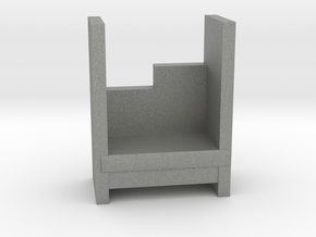 Modern Miniature 1:48 Armchair in Gray PA12: 1:48 - O