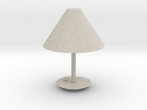 Modern Lamp in Natural Sandstone: Small