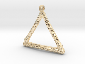 Patronus Necklace frame in 14K Yellow Gold