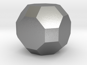 gmtrx solid lawal truncated cuboctahedron   in Natural Silver