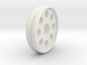 Auldey Race-tin Drag Front Wheel - 2mm Axle in White Natural Versatile Plastic