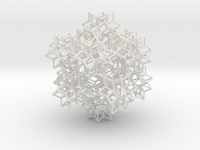 rhombic hexecontahedra, 20 in White Natural Versatile Plastic