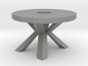 Modern Miniature 1:12 Table in Gray PA12: 1:12
