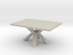 Modern Miniature 1:24 Table in Natural Sandstone: 1:24