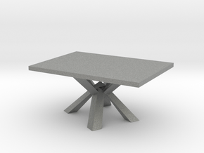Modern Miniature 1:12 Table in Gray PA12: 1:12
