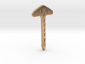 Hammer Pendant from South Lopham, Norfolk in Polished Bronze