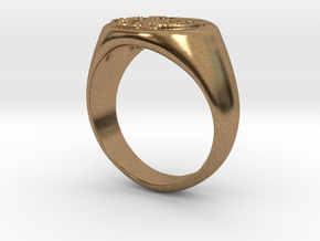 Size 10 Targaryen Ring in Natural Brass