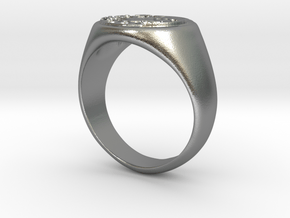 Size 10 Targaryen Ring in Natural Silver