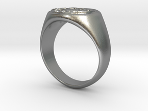 Size 7 Targaryen Ring in Natural Silver: 7 / 54