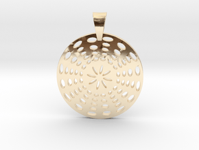 Circle Pendant in 14k Gold Plated Brass