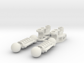 Bionicle Specialised Arm Set in White Natural Versatile Plastic