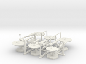7000 Scale Federation Fleet Core Collection WEM in White Natural Versatile Plastic