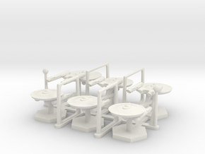 7000 Scale Federation Fleet Builder Collection WEM in White Natural Versatile Plastic