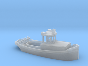 Small tug with steering cabin in Smoothest Fine Detail Plastic