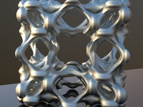 Fractal Box KP5 in Polished Nickel Steel