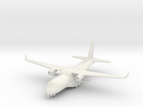 10cm long Airbus (CASA) C.295 in White Natural Versatile Plastic