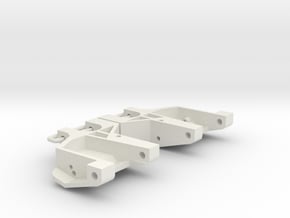 rc10 6205 classic front arms in White Natural Versatile Plastic