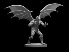 Dragonborn male Monk 2 with wings in Smooth Fine Detail Plastic