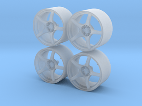 1/24 - 19'' Enkei RP03 - model car wheel (male) in Tan Fine Detail Plastic