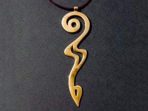 Devil's Tail Swoosh in 18K Gold Plated