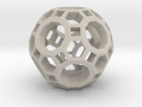 gmtrx lawal v2 truncated icosidodecahedron in Natural Sandstone