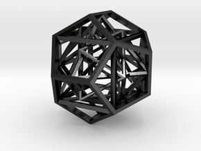 gmtrx lawal nested platonic solids in Polished and Bronzed Black Steel