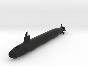 Virginia Class Submarine in Black Natural Versatile Plastic