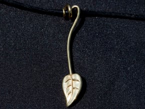 The Leaf in Polished Brass
